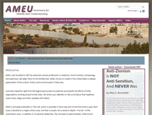 Tablet Screenshot of ameu.org